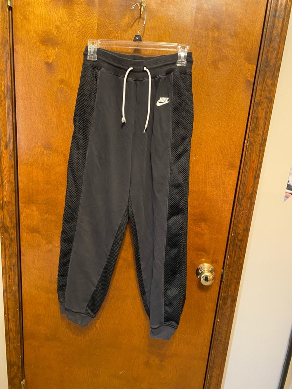 Nike Serena Williams fleece tennis track pants mesh joggers sweatpants sweats XS